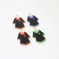 Cloak of School of Magic Zinc Alloy Diy Jewelry Making Accessories Enamel Enameled Coat Uniforms Pendant Charm