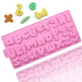 1004 Factory Stock Silicone Chocolate Mold Animal System 26 English Member Letter Shape Silicone Cake Decoration Mold  Bpa Free