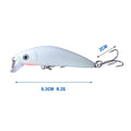 Fishing Lures 3D Luminous Minnow Crank VIB Pencil Popper Hard Lure Bait Set
