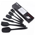 Food Grade Heat-Resistant Non-Stick Silicone 6-Piece Baking Utensil Set Red/Black