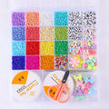 Colored Rice Bead Set Box Letter Bead Glass Bead Jewelry and Jewelry Making Kit Accessories