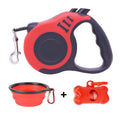 Pet Accessories Retractable Dog Leash With Dog Poop Waste Bag Dispenser and Dog Bowl Heavy Duty Walking Limit for Pet Leash