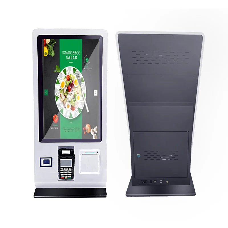 23.6 "touch Screen Vending Machine Self Service Payment Kiosk Fast Food Ordering Digital Signage