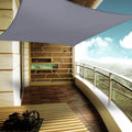 Factory Price 2x1.8m Rectangle Shade Sail Garden Terrace Canopy Swimming Sun Shade Camping Hiking Yard Sail Awnings