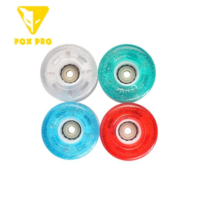 FOX PRO Hot Sale Roller Skates Patines Artisticos Led Light Roller Quad Skate