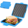 Silicone Sandwich Baking Tray Pan Sheet Press Nonstick Dish Toaster Mold Rack Oven Commercial Making With Lid for Set Grilling