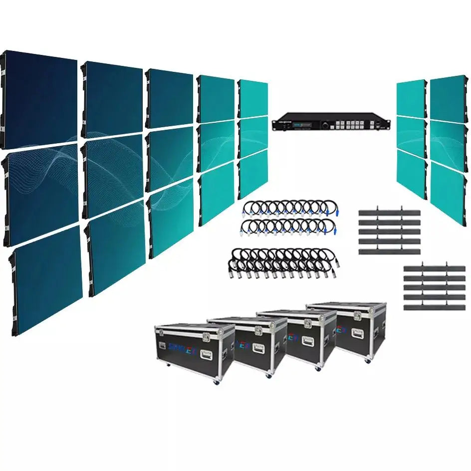 LED Outside Screen P3.91 Outdoor Indoor Video Panel Pantalla Indoor LED Screen Party LED Display