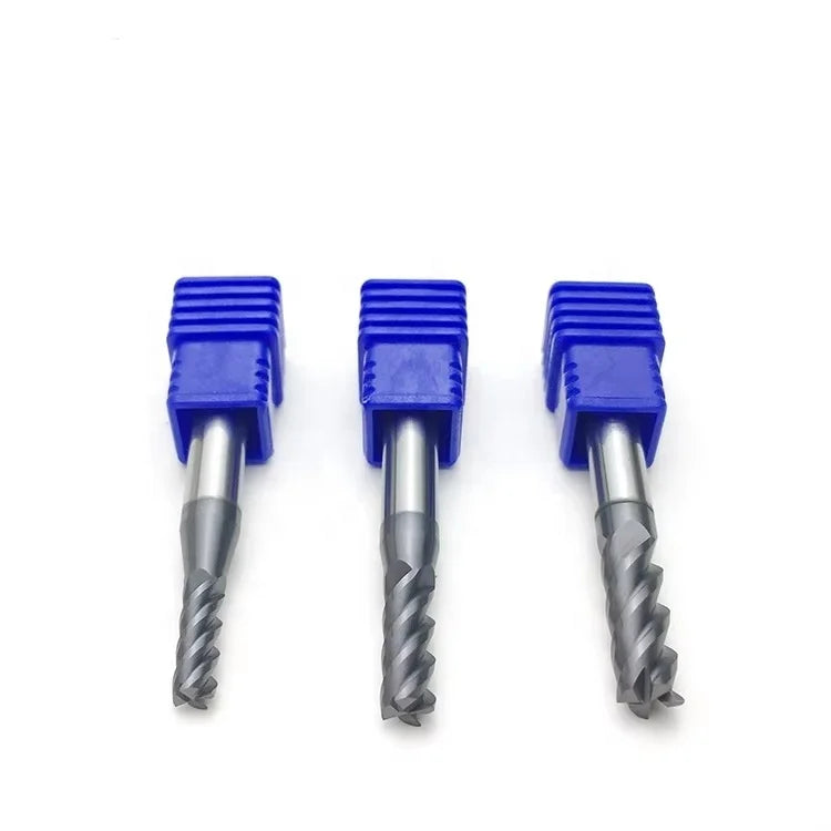HRC40 Metal Carbide End Milling Cutter 4-Flute Tungsten Steel with Coating Customizable OEM Support