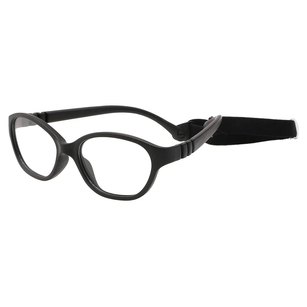 Customized New Trendy Children Colour Soft Safety Eye Glasses for Kids Flexible Glasses Optical Frame with Strap