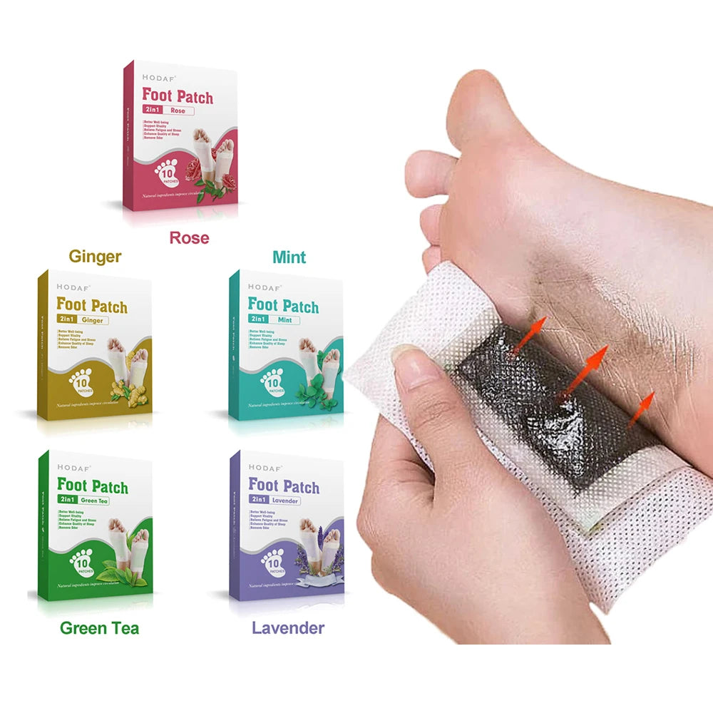 Wholesale Detox Foot Patch Private Label Natural Herbal Bamboo Ingredients for Promoting Sleeping