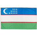 Uzbekistan Flag Fan Flying Body Flag Double-sided 3 * 5FT Advertising Banner Promotion Product Printing Slogan Customization