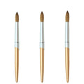 2025 Rose Gold Metal Handle Acrylic Nail Brush 100 Kolinsky Acrylic Nail Brush Kolinsky Kolinsky Brush for Acrylic Nails