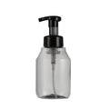 Transparent Gray 300ML Pet Plastic Hand Soap Bottle Cleanser with Pump Sprayer Foam Cleansing Mousse Maser