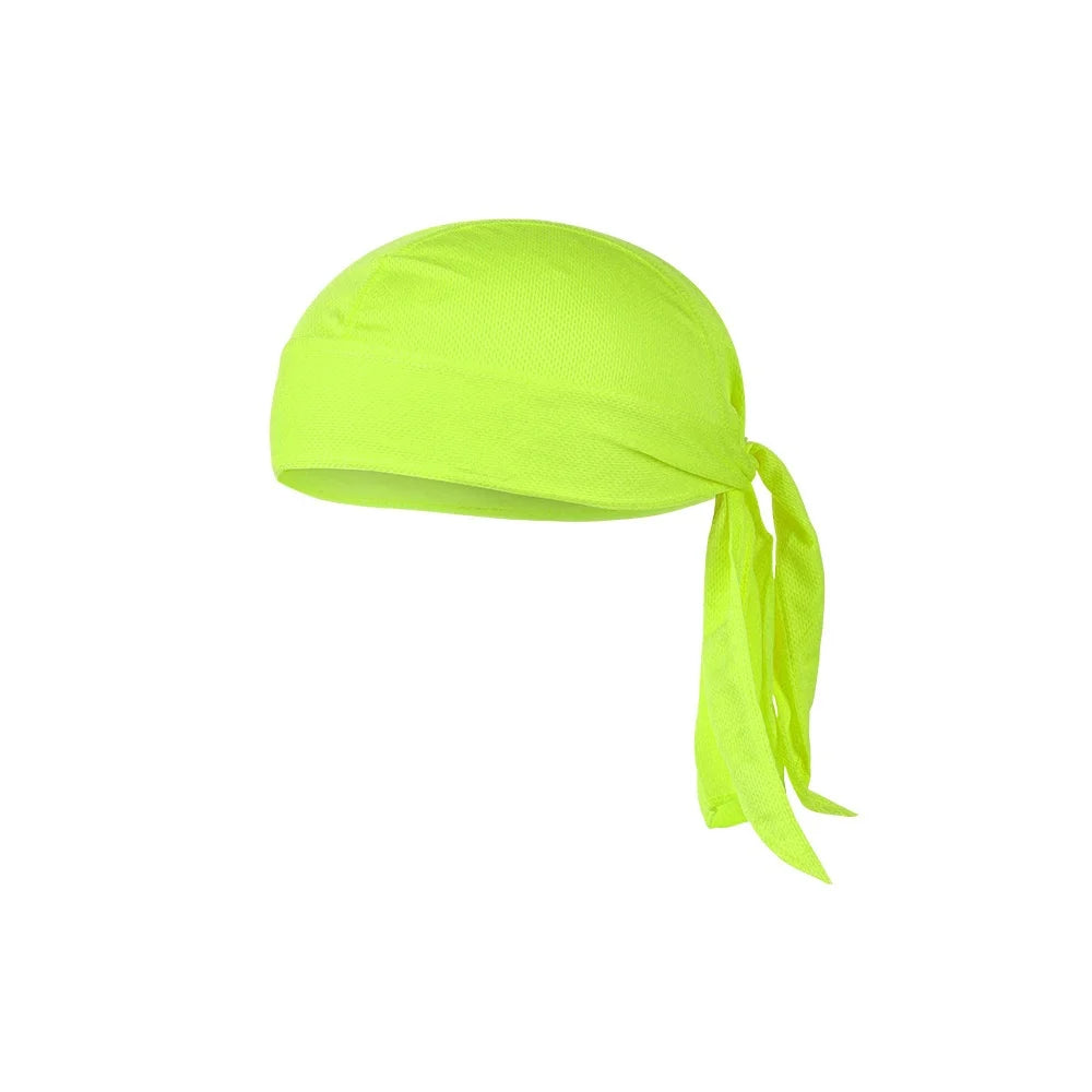 Outdoor Riding Breathable Quick-drying Pirate Motorcycle Turban Head Wrap Cap for Adults Casual Daily Use