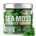 Factory Customized Vegan Organic Natural Seaweed Extract Sea Moss Gummies for Detox Cleanse Skin Care and Immune Thyroid Support