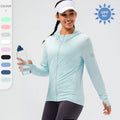 Hot Sale Women Outdoor Anti Uv Quick-dry Thin Sun Protection Clothing Upf 50+ Ice Cold Anti-uv Sunscreen Clothing With Hooded