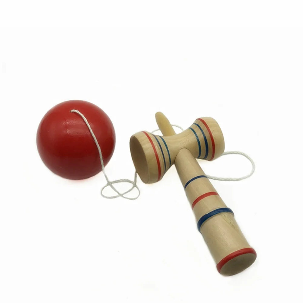 Kids Educational Durable Eco-Friendly USUN WT-HX001 Kendama Wooden Sword Ball Promotional Toy