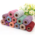Factory Wholesale 100% White Cotton Macrame Cord 2mm 3mm 4mm Twisted Solid Rope for Bags Garments Knitting