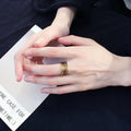 3 Color Retro Personality Cross Hemp Rope Ring  Wide Mouth Single Ring for Men and Women Wholesale Fashion Cool Ring