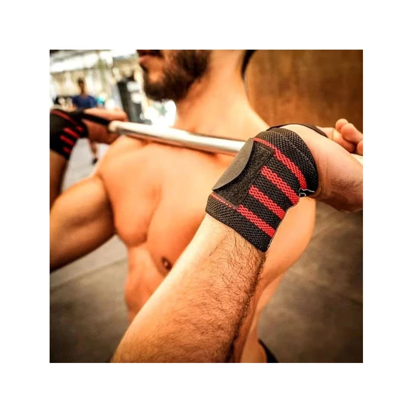 Adjustable Elastic Gym Weightlifting Workout Exercise Sublimated Wrist Thumb Brace Support Lifting Strap Guards protection Wrap