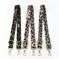 Meetee B-J358 2.5cm*75-130cm Colorful Leopard Pattern Narrow Shoulder Strap Single Shoulder Crossbody Long Lightweight Strap