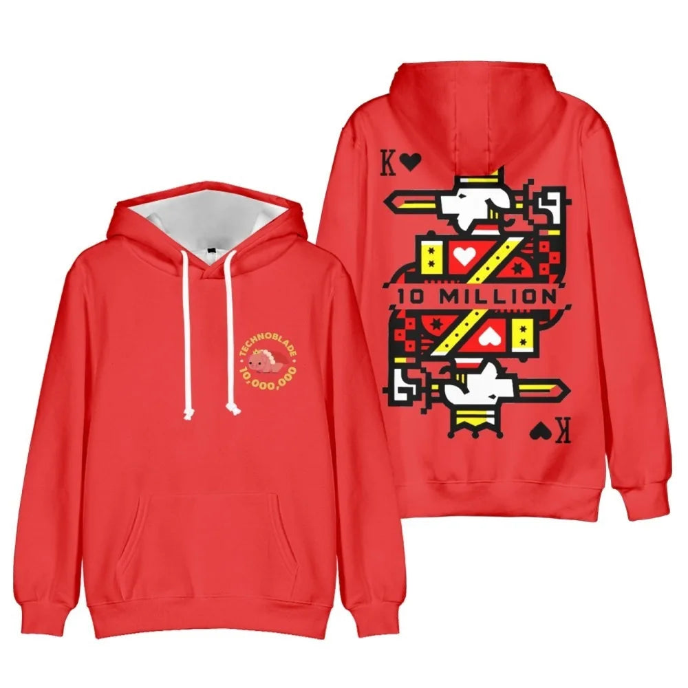 Fitspi Wholesale Game Printed Hoodie Headgear Hooded Sweater Autumn Winter Sweatshirt