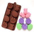 Easter Egg and Bunny Mold Giant Easter Silicone Mould for Chocolate Soap Making
