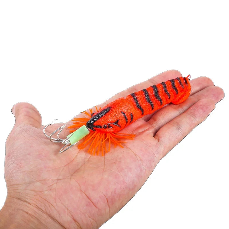 WEIHE 3.5# 21g 10Colors Hard Fishing Bait Shrimp Lure Lifelike Squid Bait for Saltwater Pesca Lures