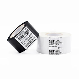 Colorful Reflect 30mm X 100m PET Generic Hot Stamping Ribbon for Plastic Batch Expiry Date Coding Machine