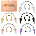 Wholesale Punk Dental Grills Helix Piercing Zombie Teeth CBB Huya Vampire Tooth Jewelry Stainless Steel Surgical Steel Lip