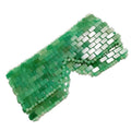 Huiying Hot Sale Beauty Tool Green Aventurine Jade Facial Natural Healing Gem Eye Mask