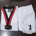 Wholesale Lightweight Cotton+Polyester Customized Logo Unisex Taekwondo Dobok Combat Uniforms for Kids Martial Arts Wear