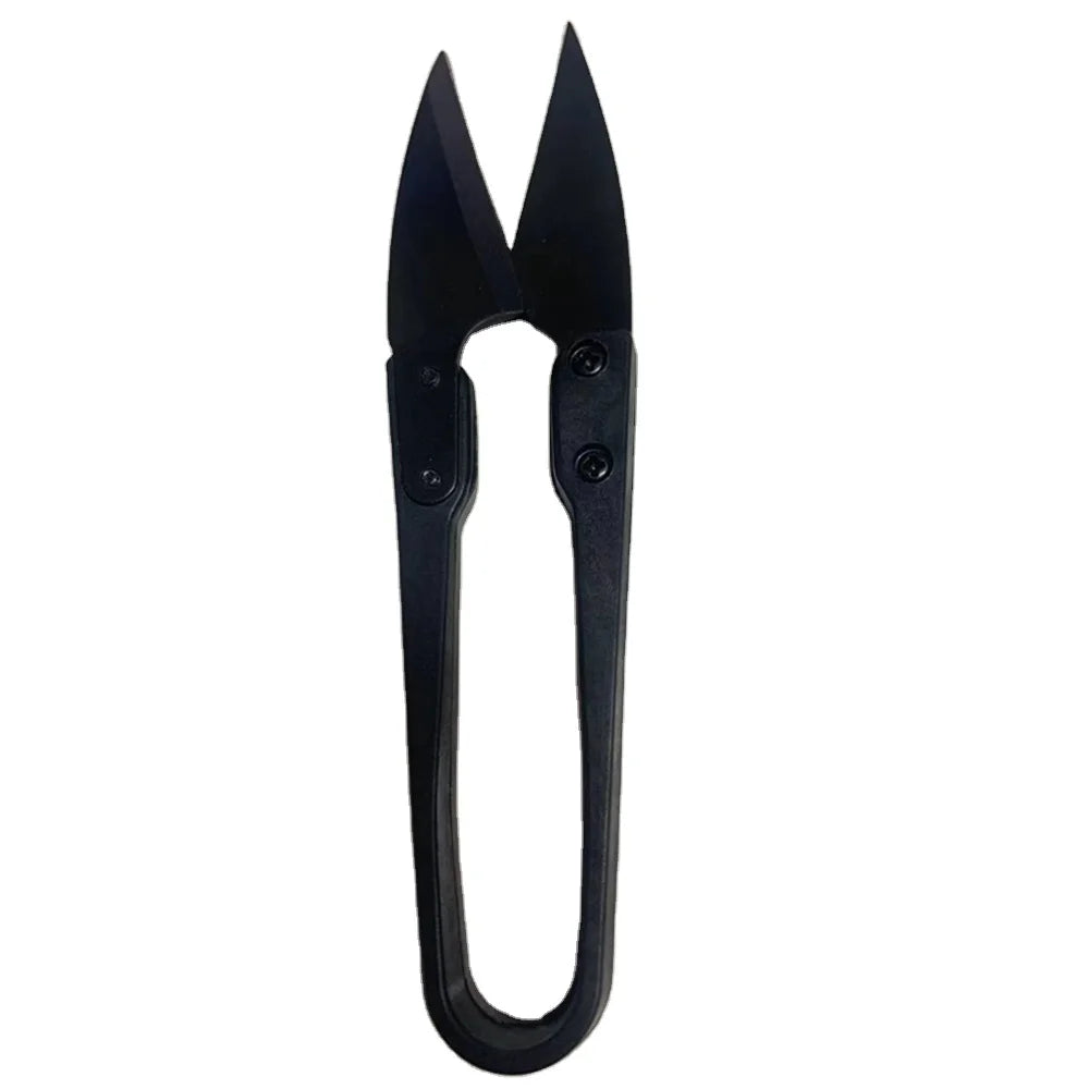Stainless Steel Smooth Edge Tailor Scissors Lightweight Portable Mini U-shaped Embroidery Cutter for DIY