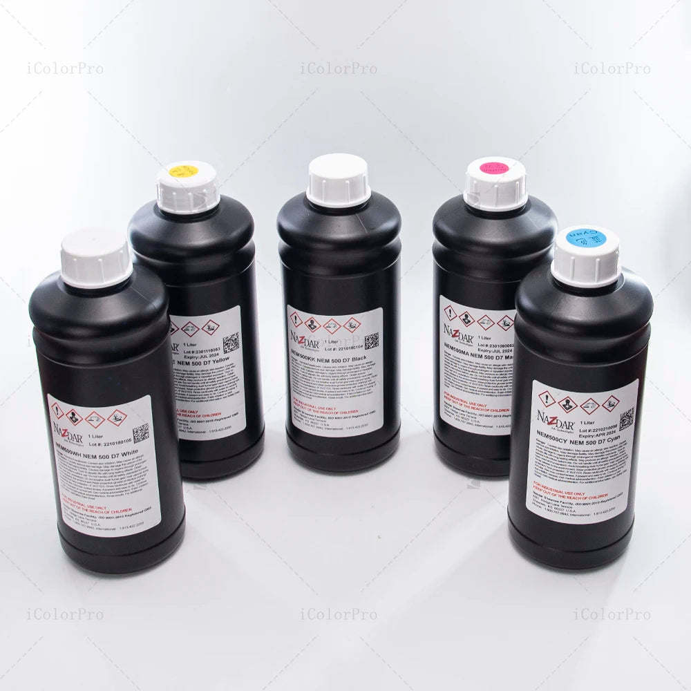 Price Concessions Nazdar UV Ink Suitable for All Industrial Print Heads Low Odor UV LED UV Roll to Roll Printer