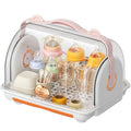 Dustproof Water Cup Drain Rack Rectangle Baby Bowl and Chopstick Storage Box with Lid PP Baby Bottle Plastic Storage Box