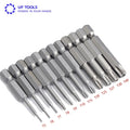 T8 T9 T10 T15 T20 T25 T30 T27 T35 T45 T40 T50 Screwdriver Bit Set 1/4 Inch Torx Driver Screwdriver Bit Set Youfutools MegaBDM