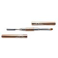 Dual-Ended Poly Gel Brush and Picker 2 in 1 Design Nail Brush and Spatula Stainless Steel Gel Nail Brush Tool for Acrylic Nails