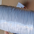 Wholesale 2mm 100 Meters on Roll White Black Round Hair Elastic Braided Elastic Hoodie Drawstring Cord