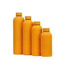 Wholesale  Large Capacity Water Bottle With Bamboo Lid Cup Body With Rubber Paint Stainless Steel Small Mouth Bottle Cup