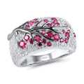 Women Trendy Plum Tree Branch Earrings