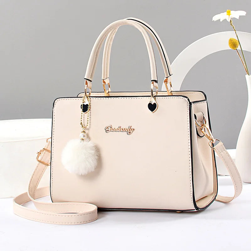 Hot Selling Leather Tote Bags for Women Elegant Shoulder Handbags Luxury PU Large Capacity Sling Bags