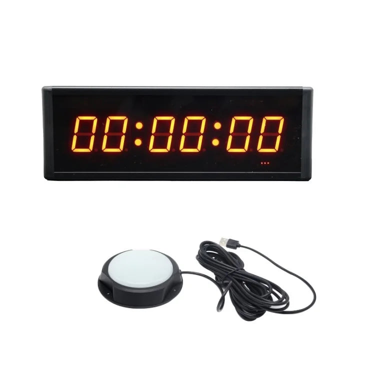 Es New Design LED 1.8inch Display Clock Portable Editable Digital Countdown Timer for Indoor Office Study School Games