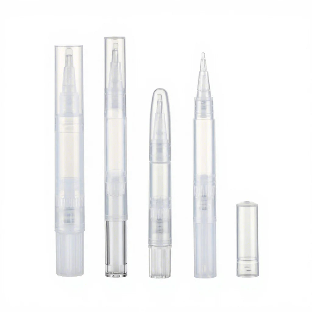 Empty Liquid Lipstick Tube 1ml-4ml High-quality Plastic Cosmetic Pen with Silicone Gel Tip for Skin Care & Makeup Packaging