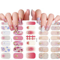 DIY Women Girls Nail Art Decoration Stickers Full Cover Adhesive Leopard Nail Polish Strips Wraps