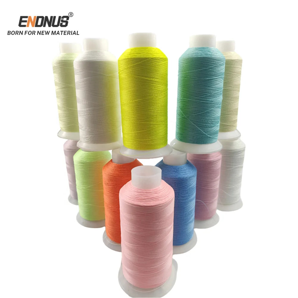 Glow in the Dark Multi Colors Luminescent Luminous Polyester Filament Sewing Thread