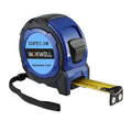 Retractable Nylon Coating Measuring Tape 1/32 Accuracy Magnetic Hook Belt Clip Rubber Protective Casing Metric Measurement