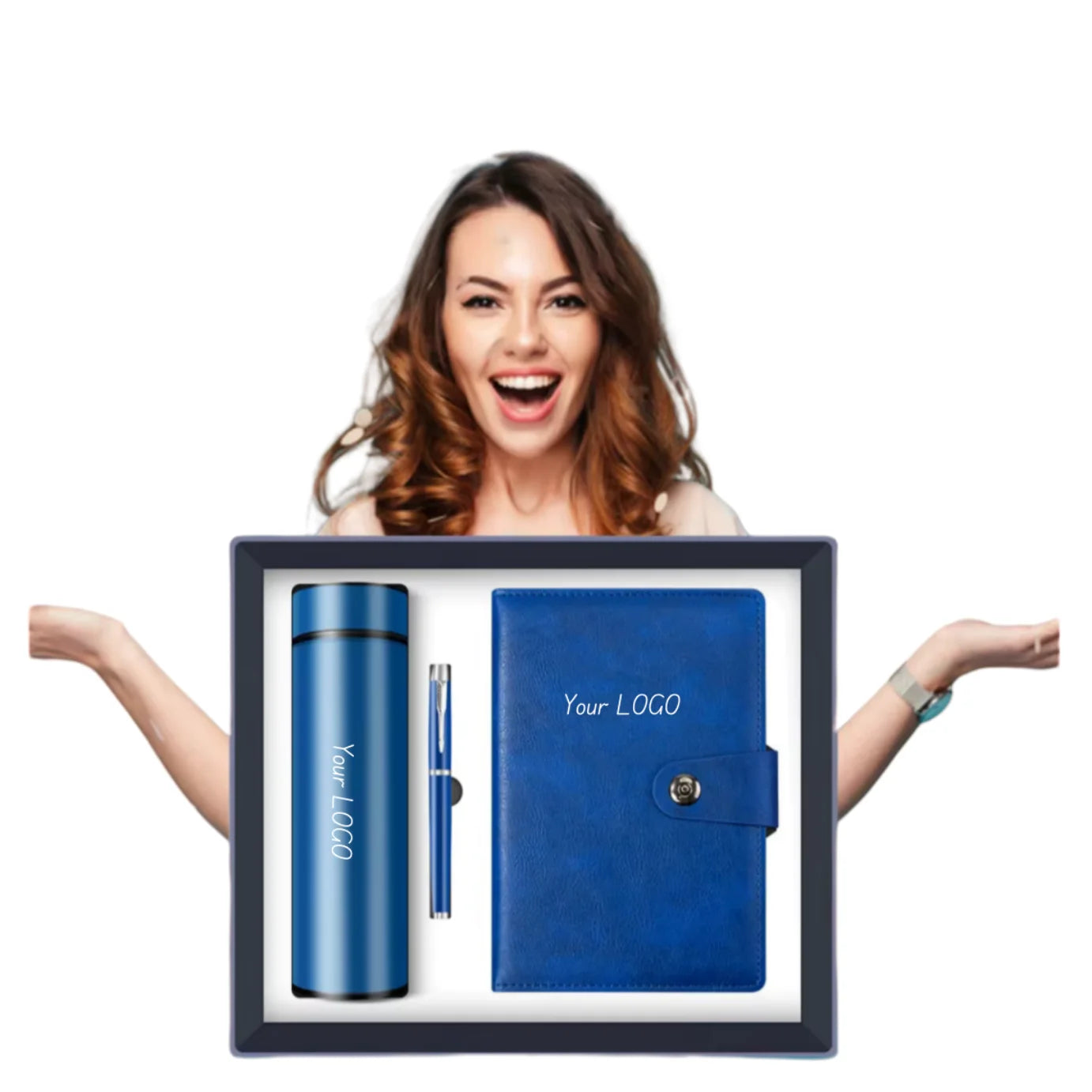 Company Opening Anniversary Event Advertisement  Custom LOGO Corporate Gift Set Giveaways Businesseconomic  Gift Set for Bank