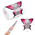 500PCS Builder French Acrylic Self-Adhesive UV Gel Nail Extension Form Tips Professional Nail Art Guide Tools Sticker NAT056