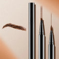 New Arrival Waterproof 2 in 1 Makeup Eyebrow Eyeliner Pencil Custom Logo Natural Four Fork Liquid Eyebrow Eyeliner Pencil MegaBDM
