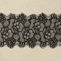 Hot Selling Floral Sewing Chantilly Lace Trimming Border Black LT2161B